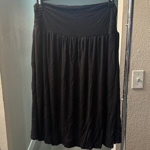Chic Black A-Line Women's Skirt